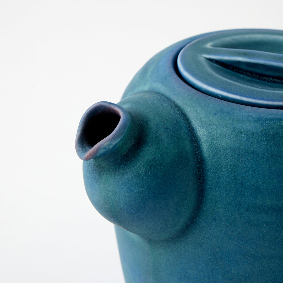 Handmade Tea Pot in Storm Clouds