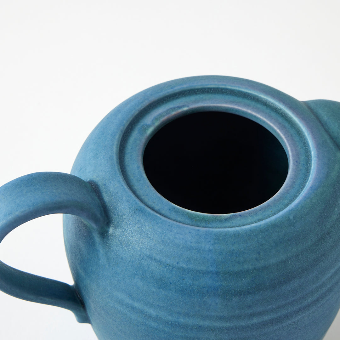 Handmade Tea Pot in Storm Clouds