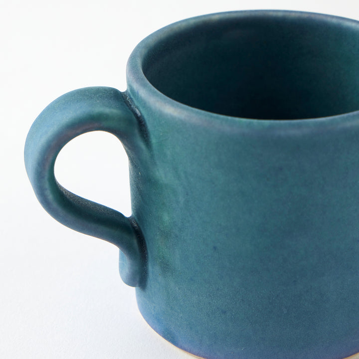 Handmade Espresso Mug in Storm Clouds
