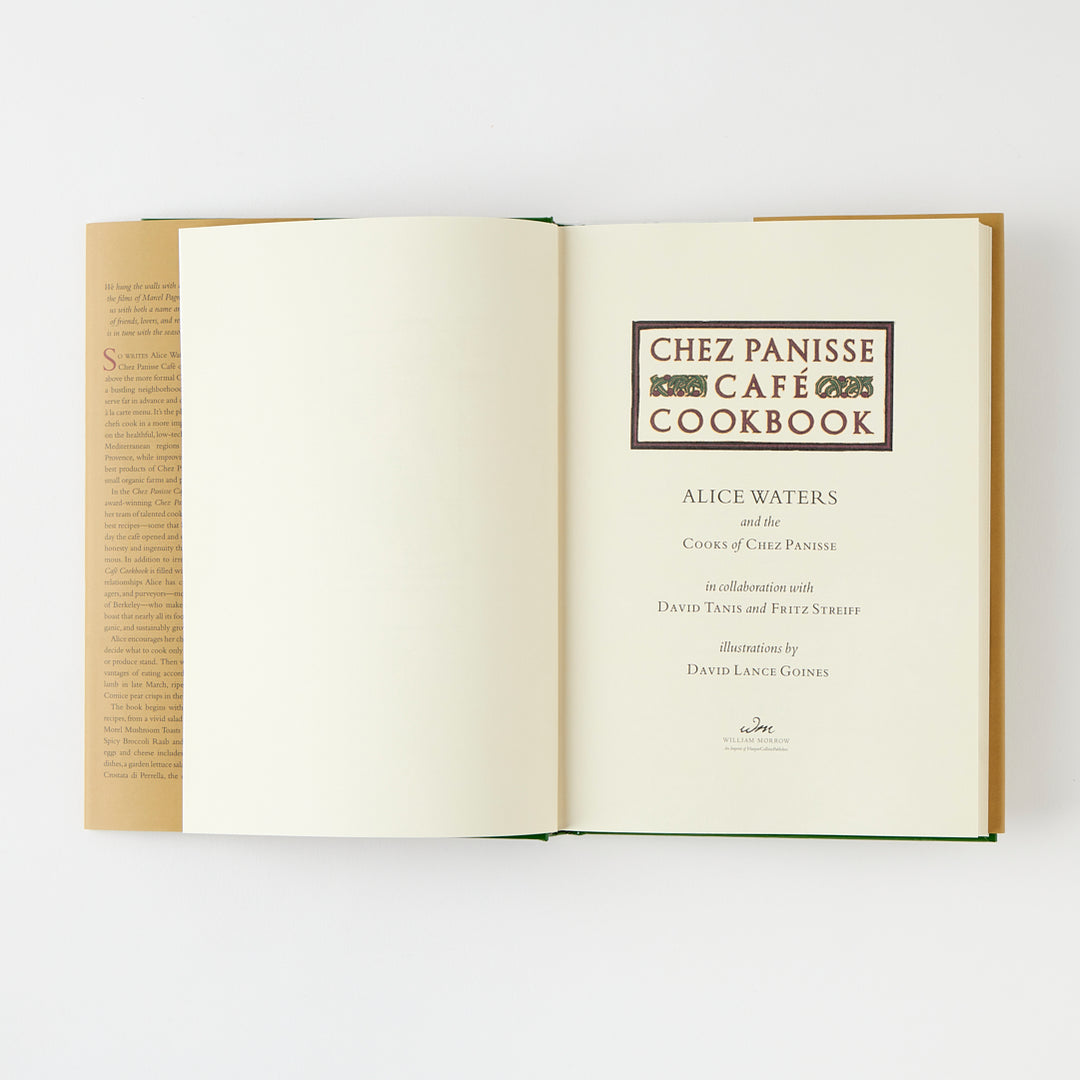 Alice Waters, Chez Panisse Cafe Cookbook