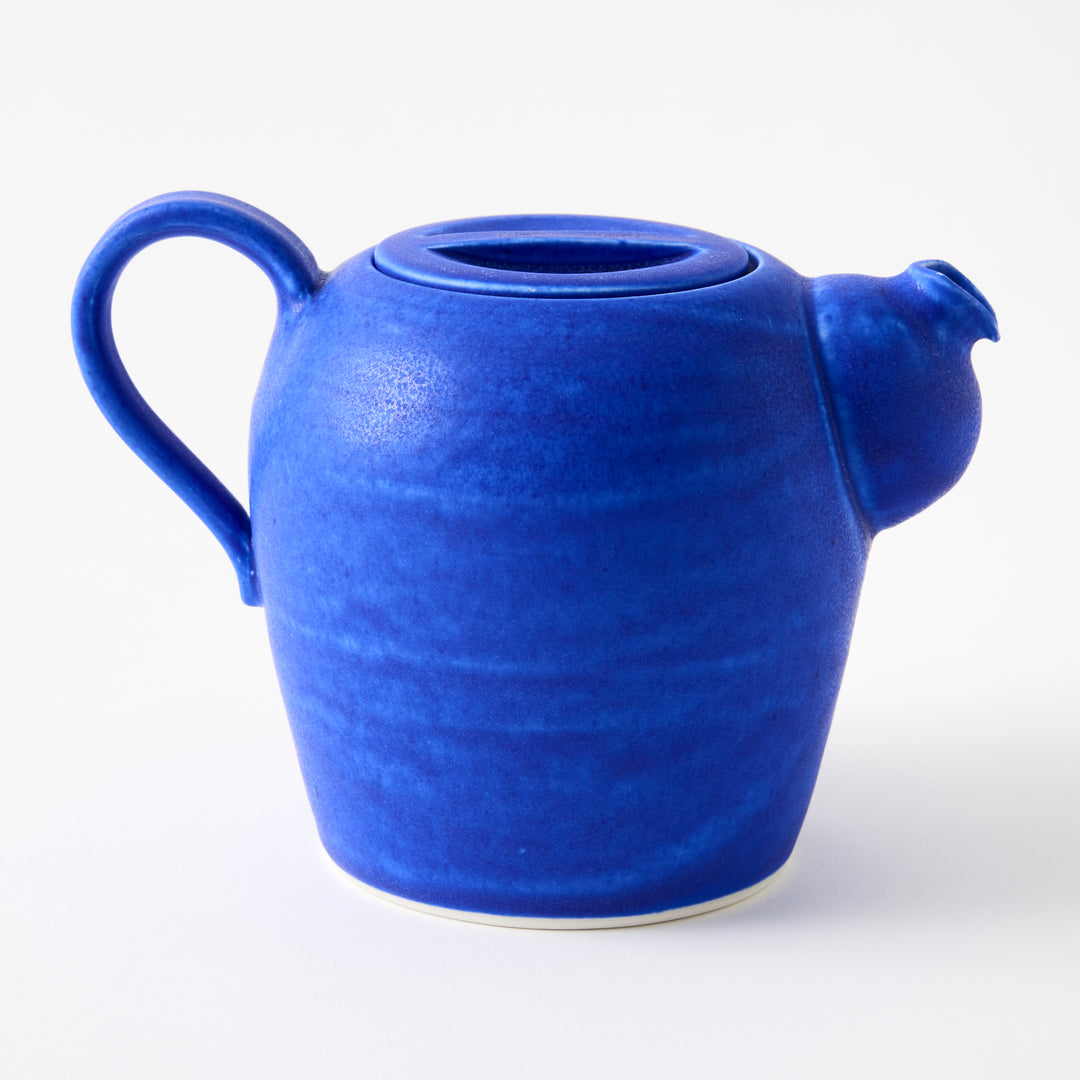 Handmade Tea Pot in Denim