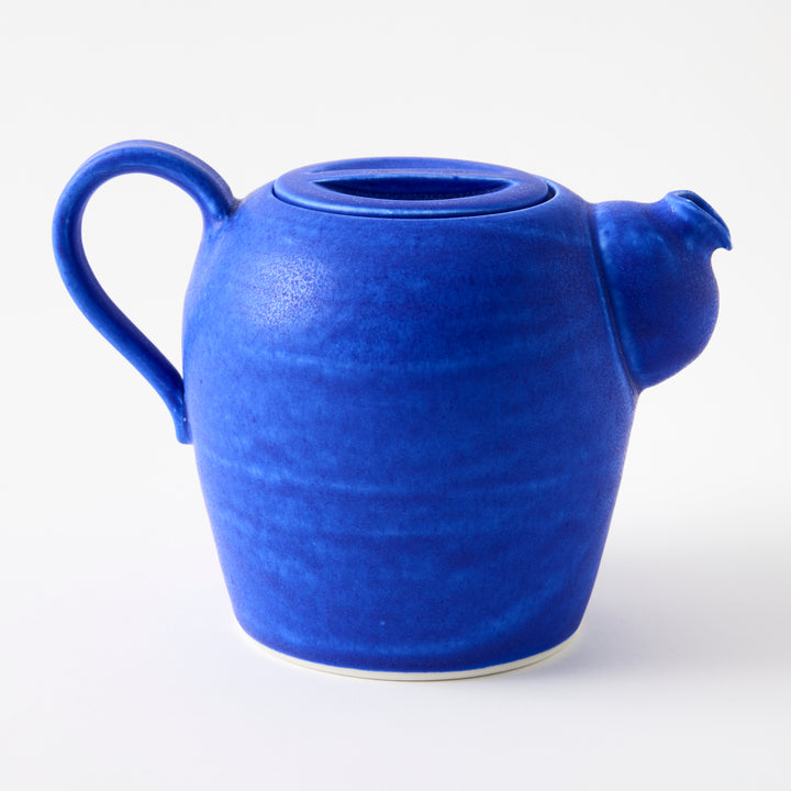Handmade Tea Pot in Denim