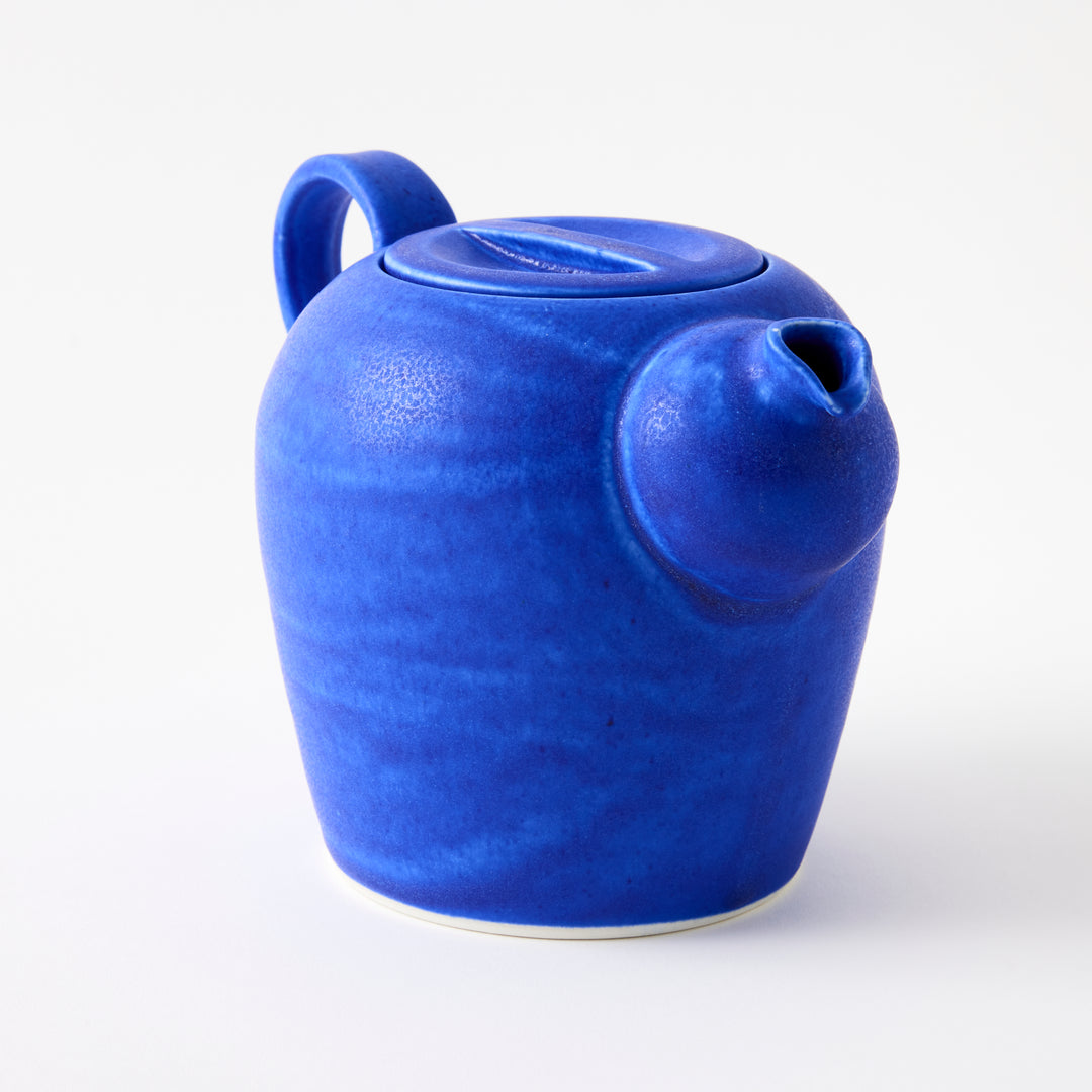 Handmade Tea Pot in Denim