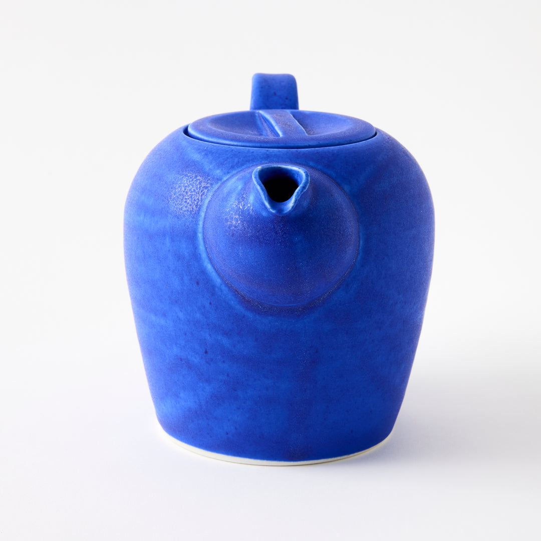 Handmade Tea Pot in Denim
