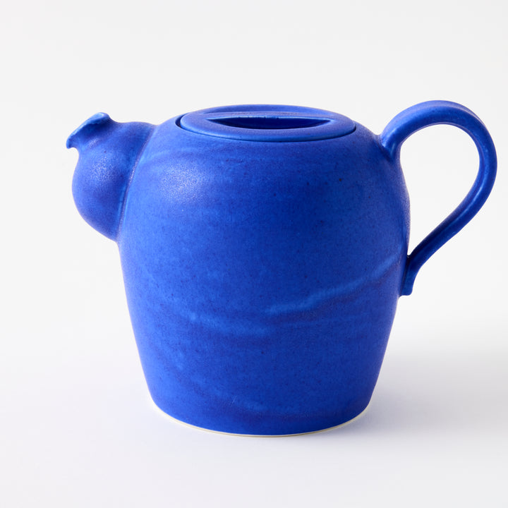 Handmade Tea Pot in Denim