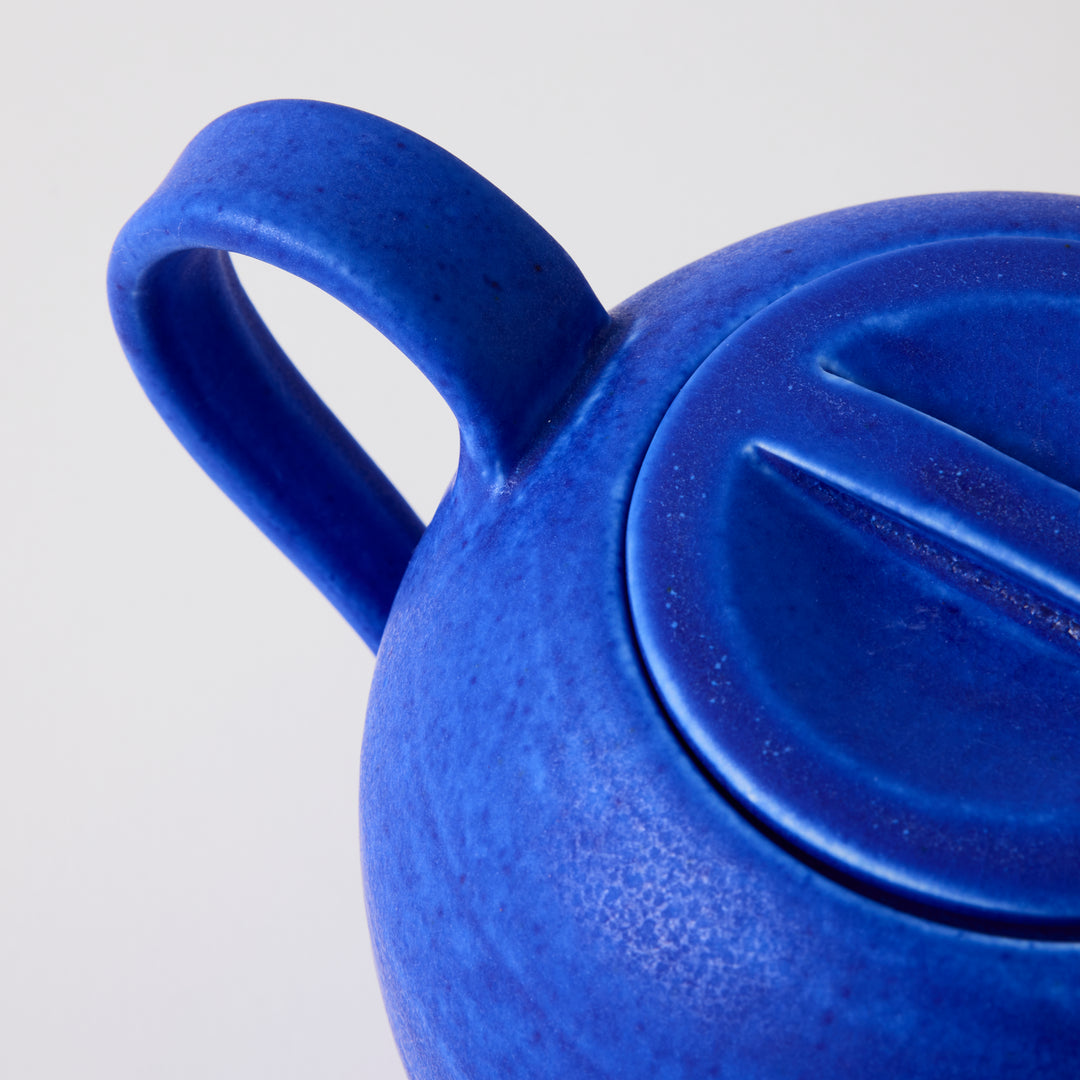 Handmade Tea Pot in Denim