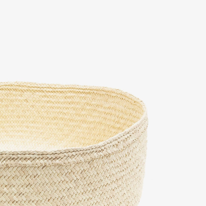 Handwoven Oval Basket