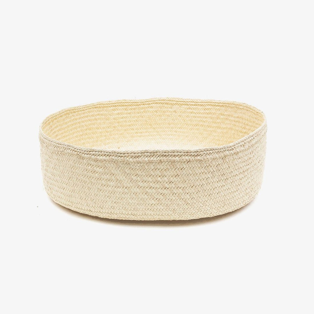 Handwoven Oval Basket