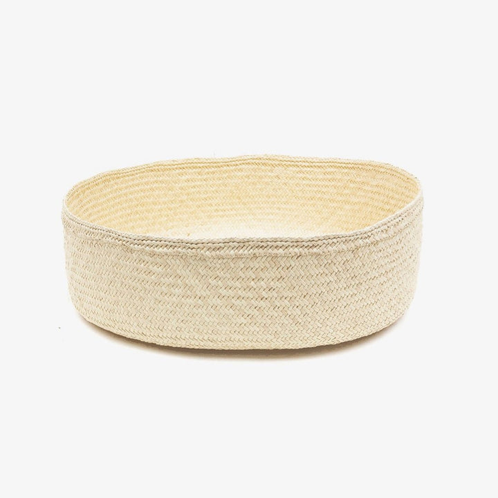 Handwoven Oval Basket