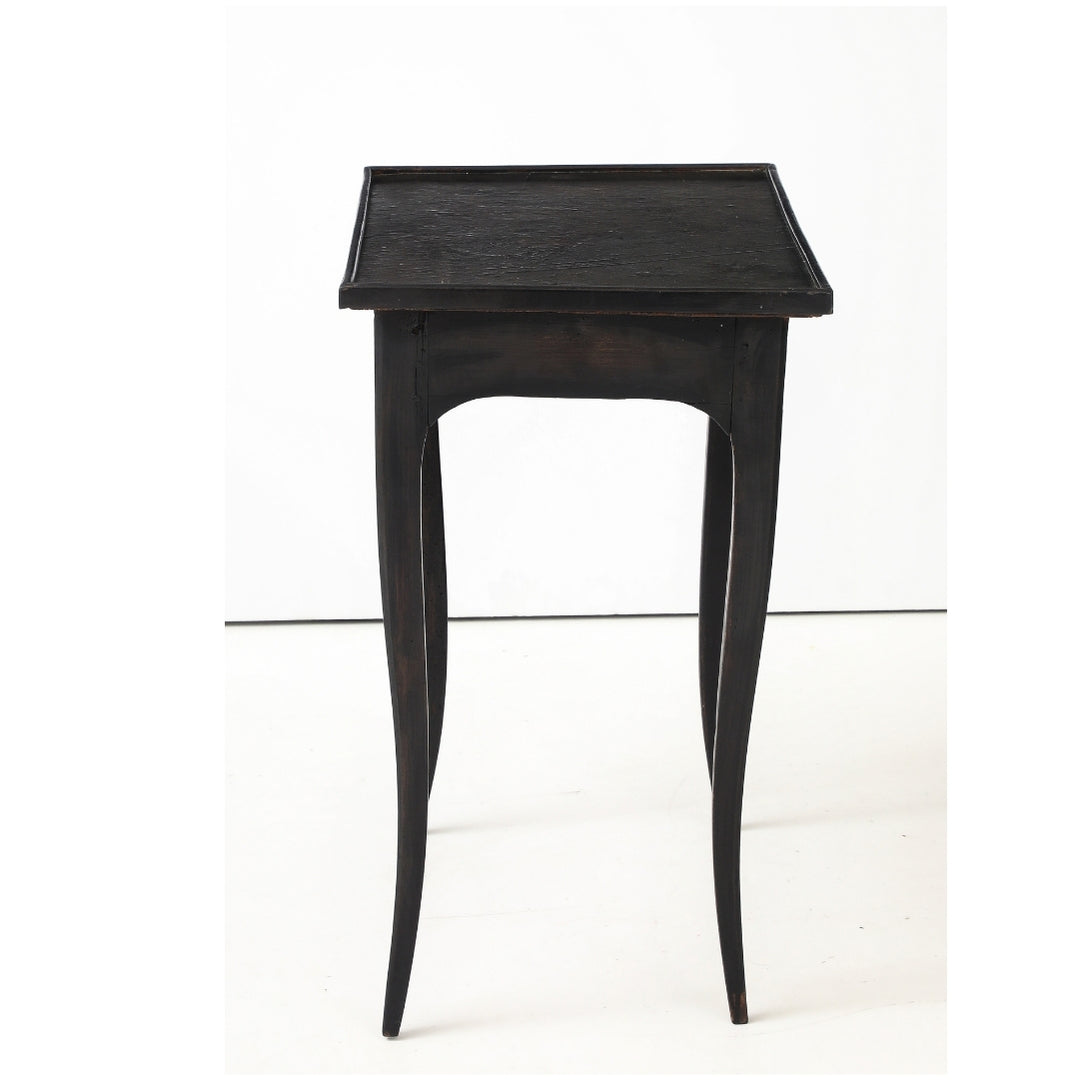 Antique Painted Side Table with Key