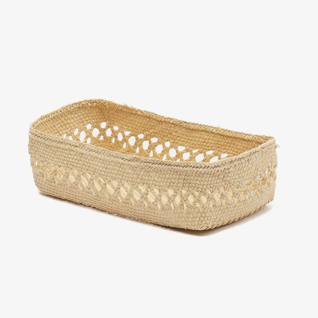Handwoven Rectangular Basket