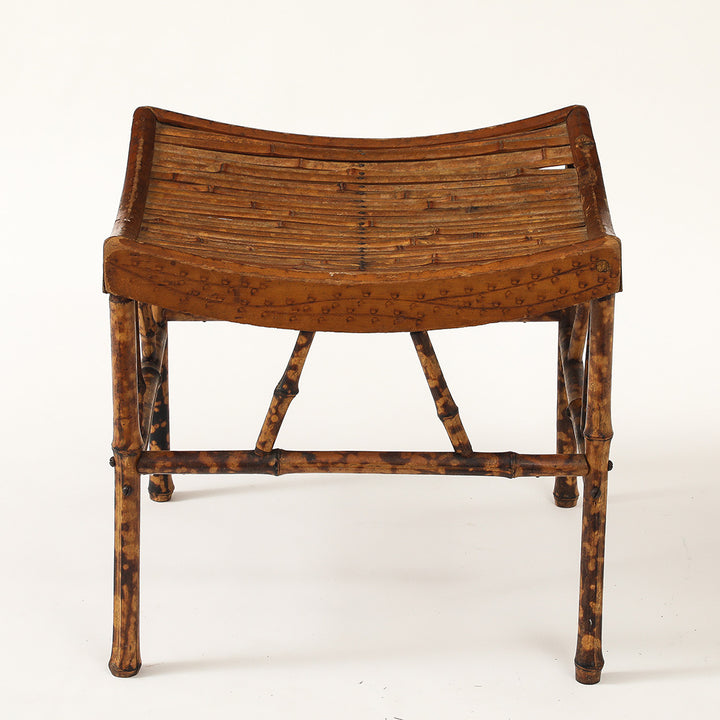 Vintage Thebes Bamboo Stool