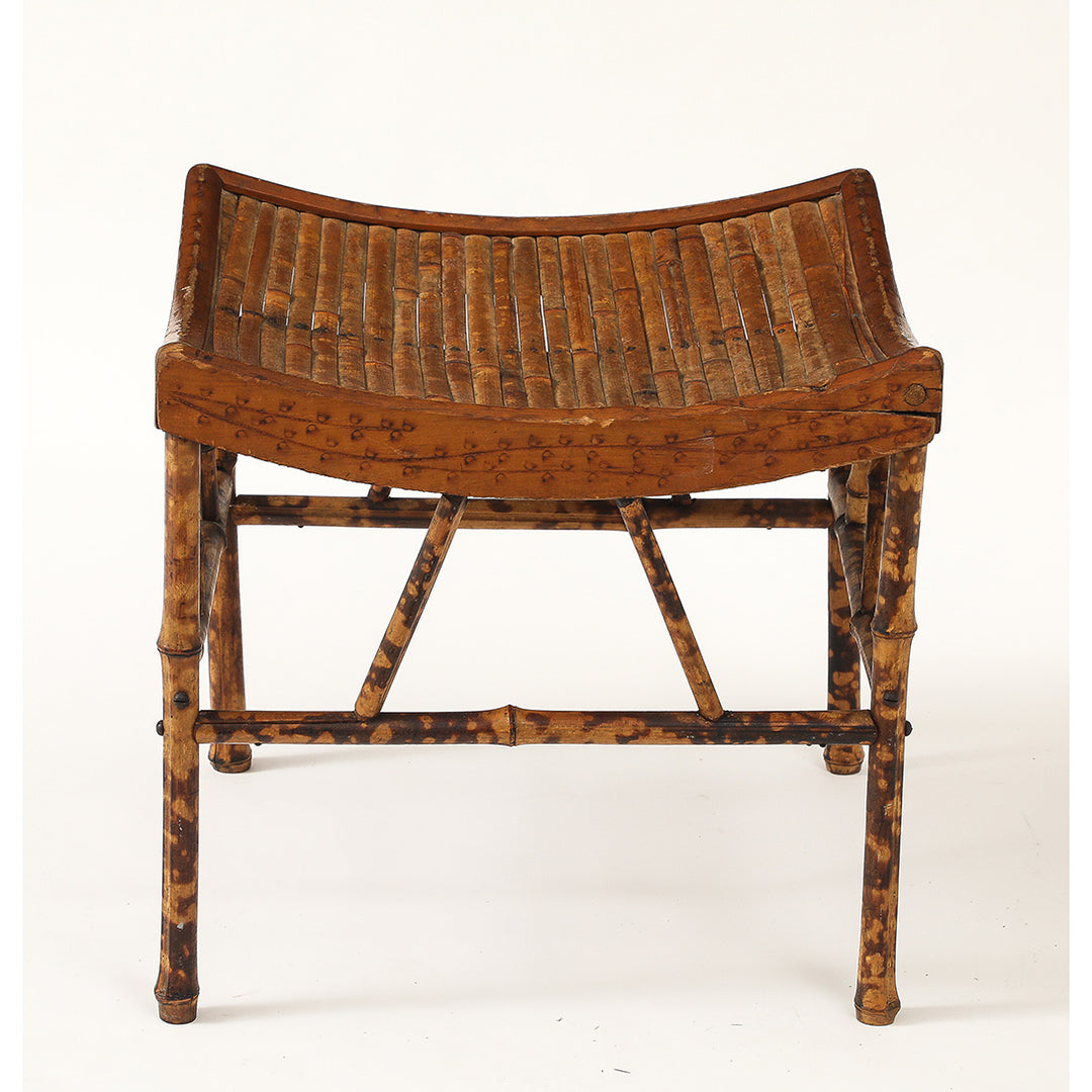 Vintage Thebes Bamboo Stool