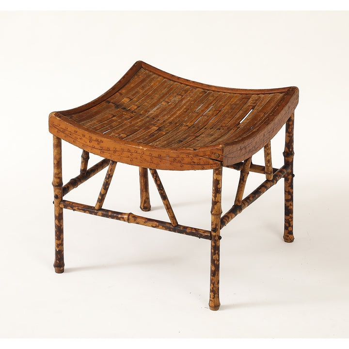 Vintage Thebes Bamboo Stool