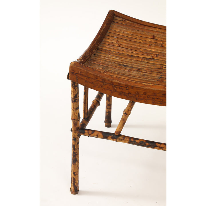 Vintage Thebes Bamboo Stool