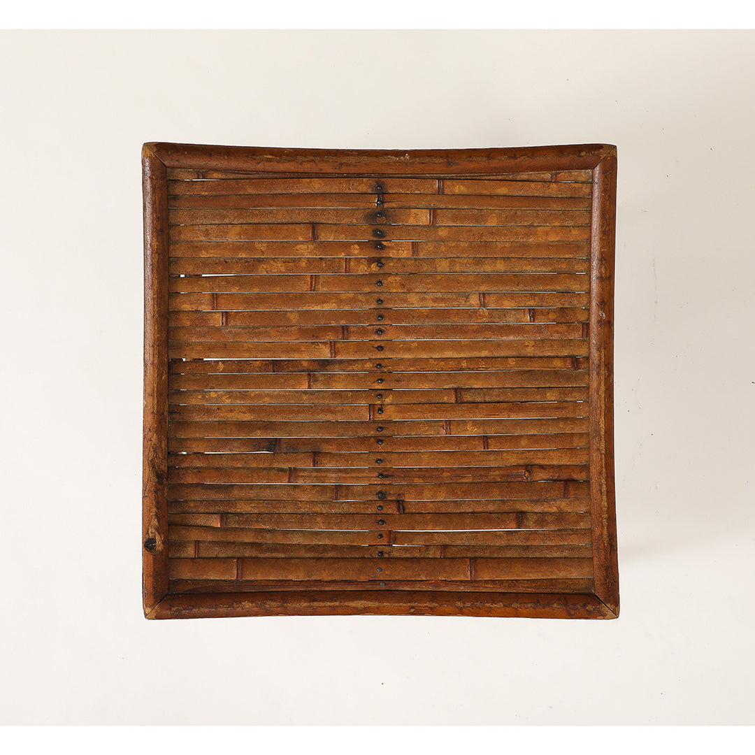 Vintage Thebes Bamboo Stool