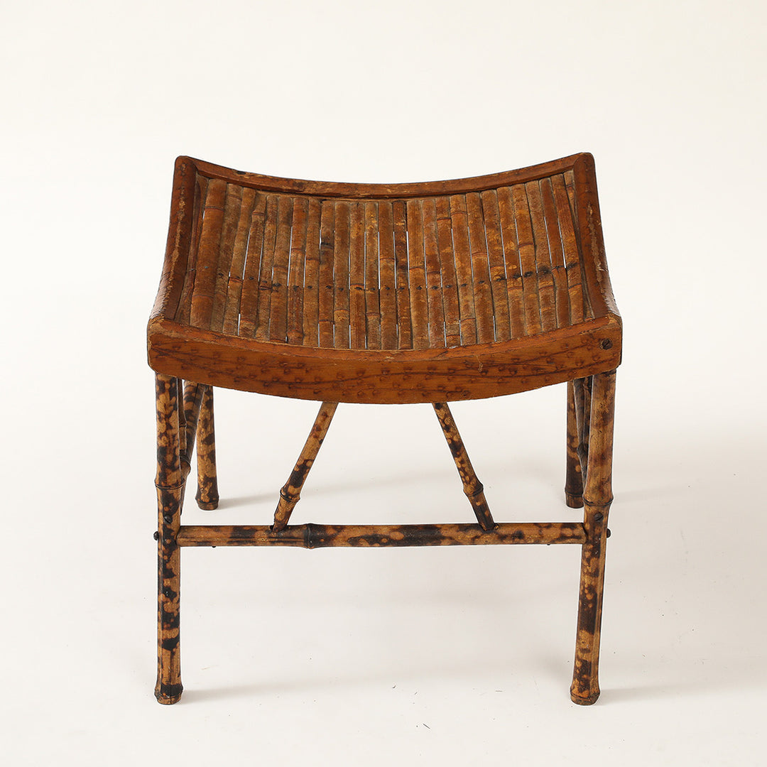Vintage Thebes Bamboo Stool