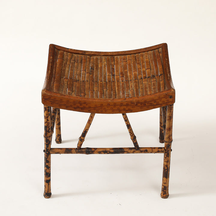 Vintage Thebes Bamboo Stool