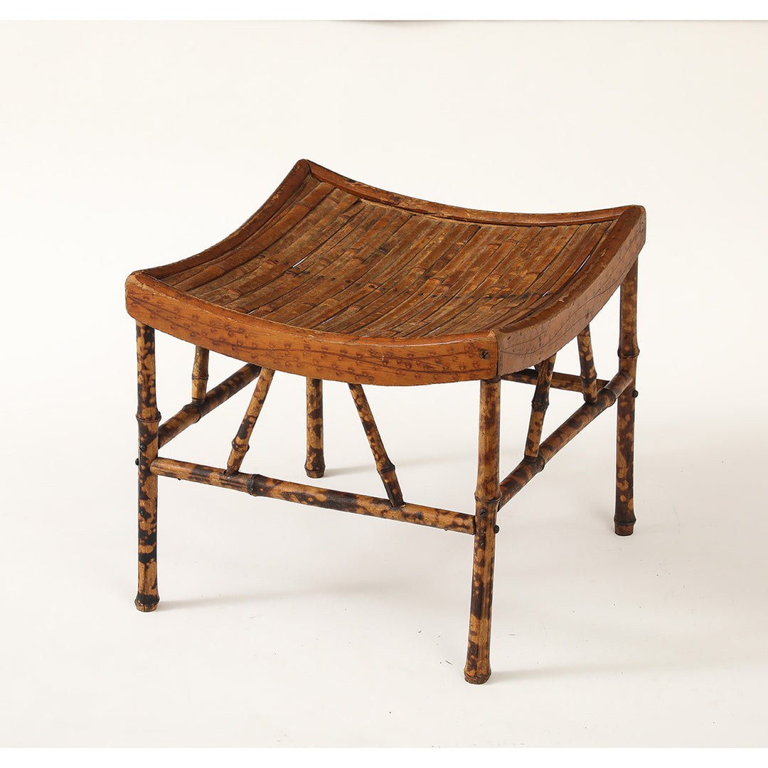 Vintage Thebes Bamboo Stool