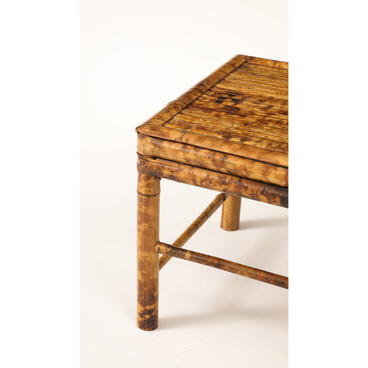 Vintage Tortoise Bamboo Plant Stand