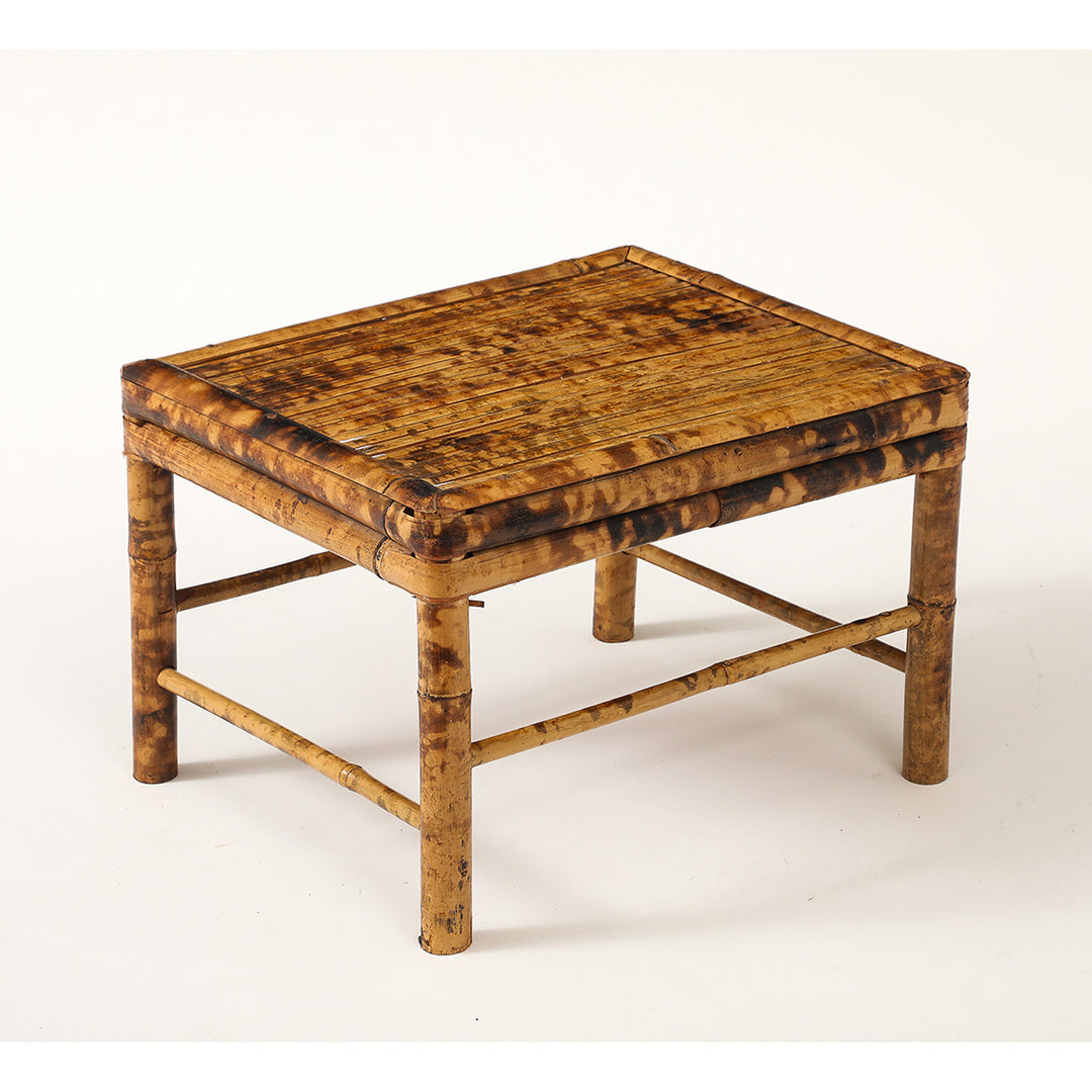 Vintage Tortoise Bamboo Plant Stand