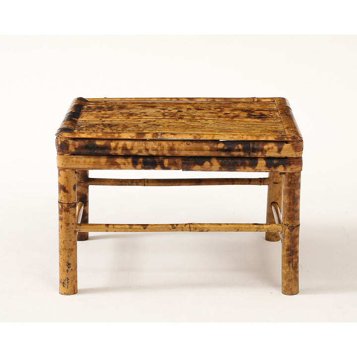Vintage Tortoise Bamboo Plant Stand