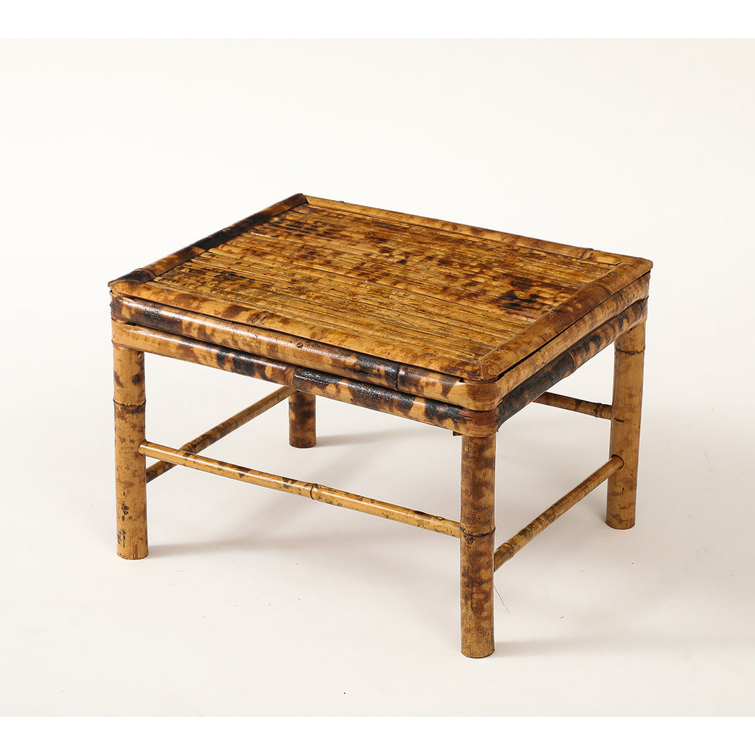Vintage Tortoise Bamboo Plant Stand