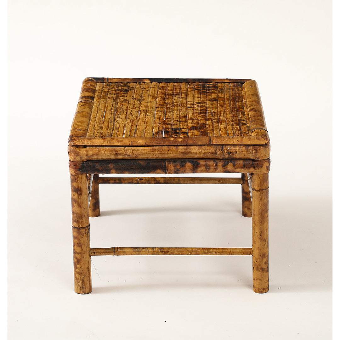 Vintage Tortoise Bamboo Plant Stand