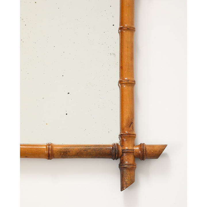 Vintage Faux Bamboo Mirror 3