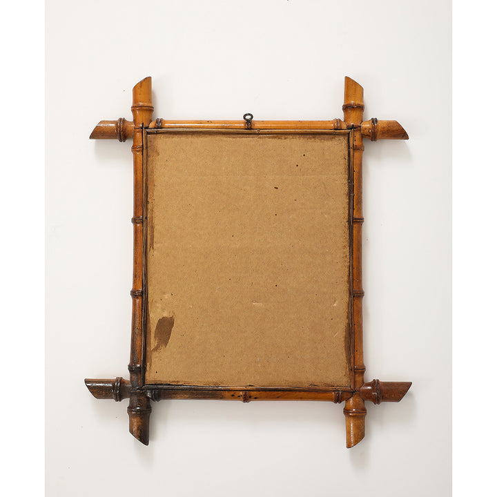 Vintage Faux Bamboo Mirror 3