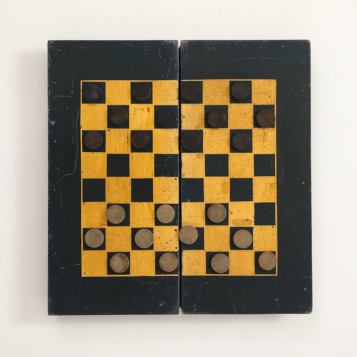 19th Century American Backgammon Set