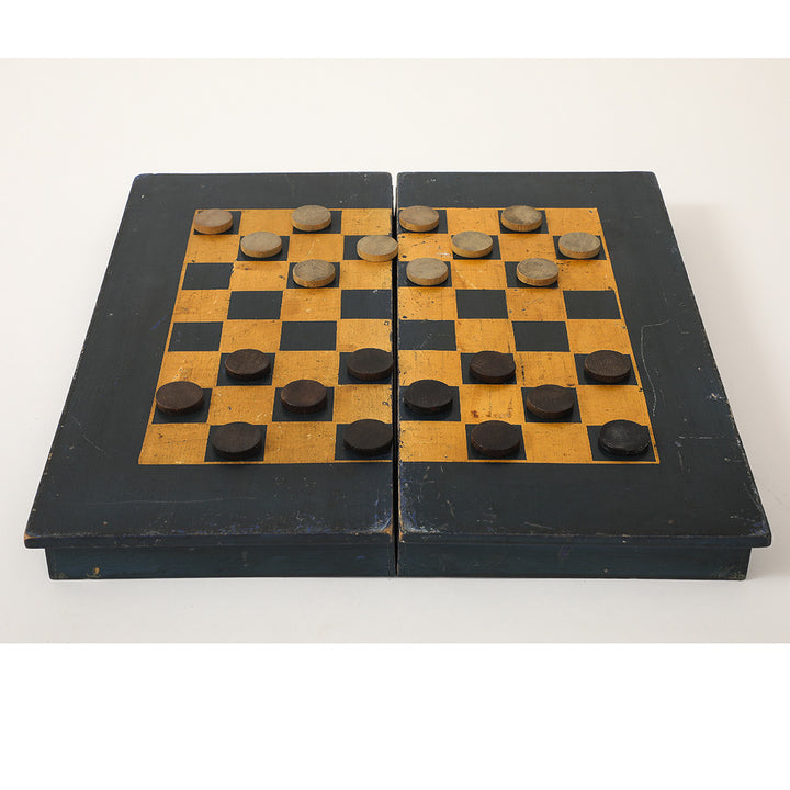 19th Century American Backgammon Set