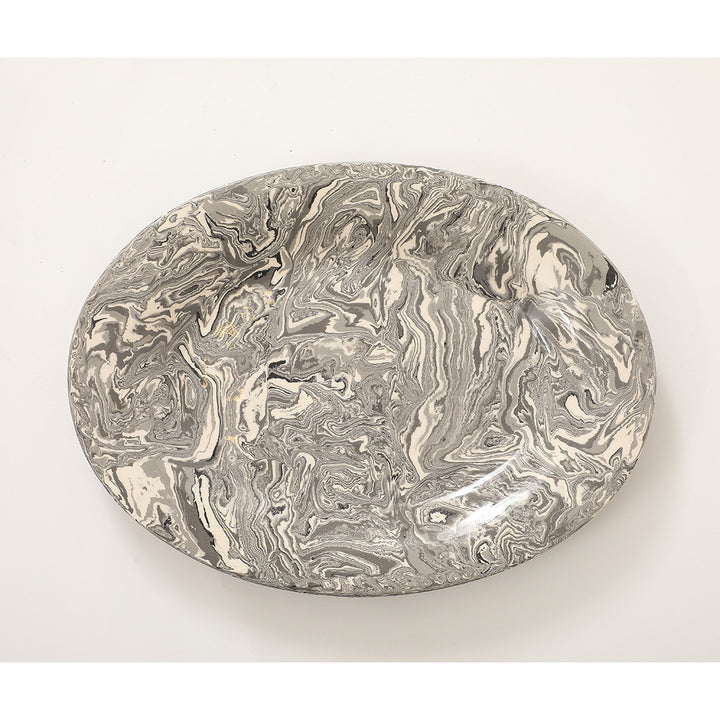 Vintage Marbleized Platter I