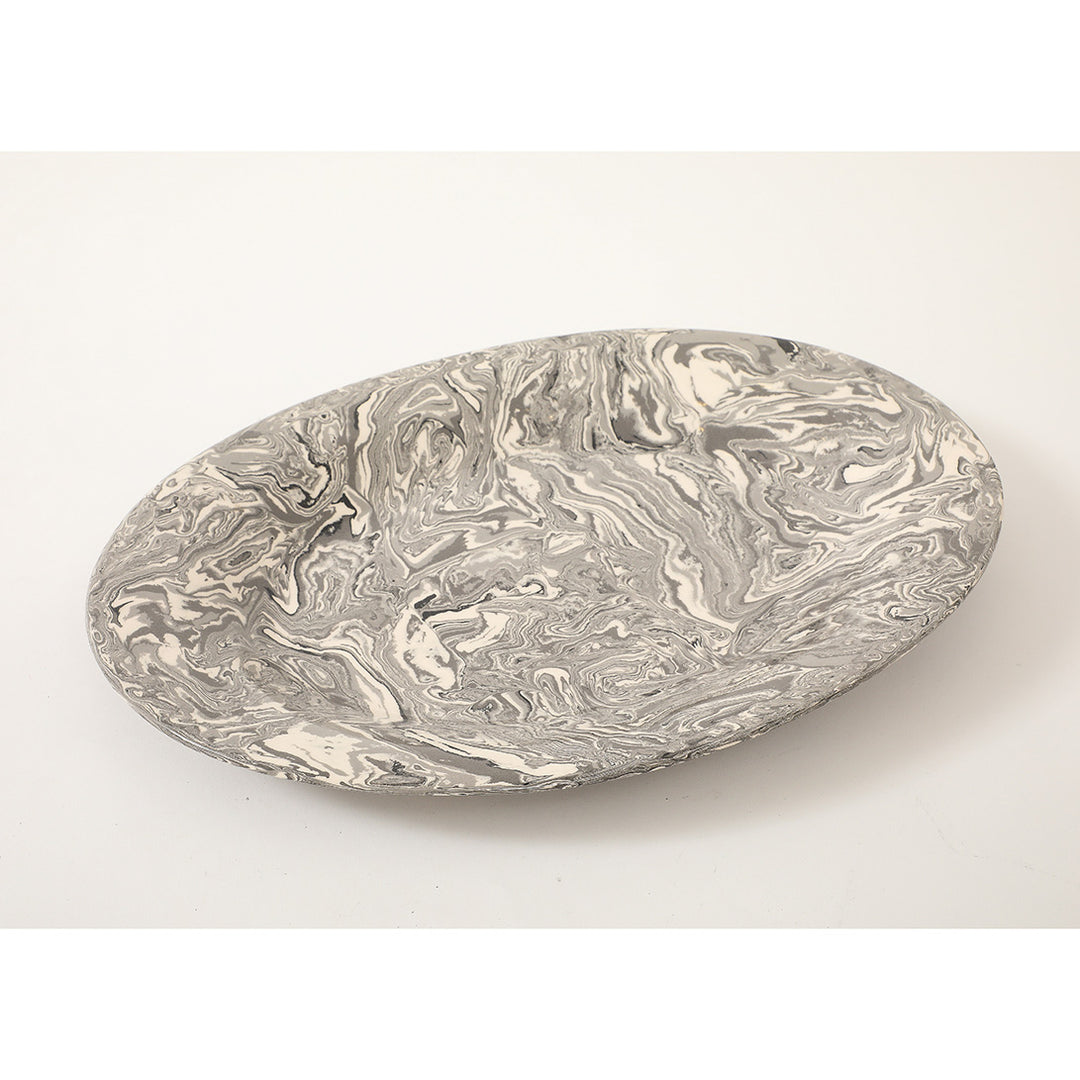 Vintage Marbleized Platter I