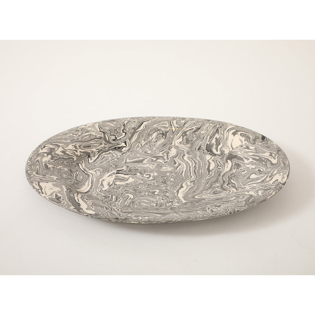Vintage Marbleized Platter I