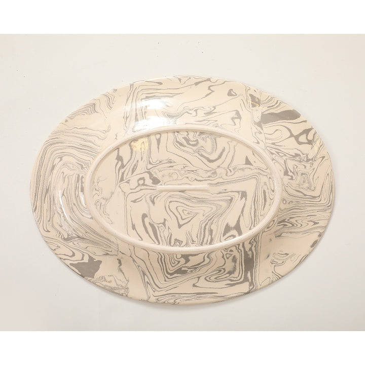 Vintage Marbleized Platter II