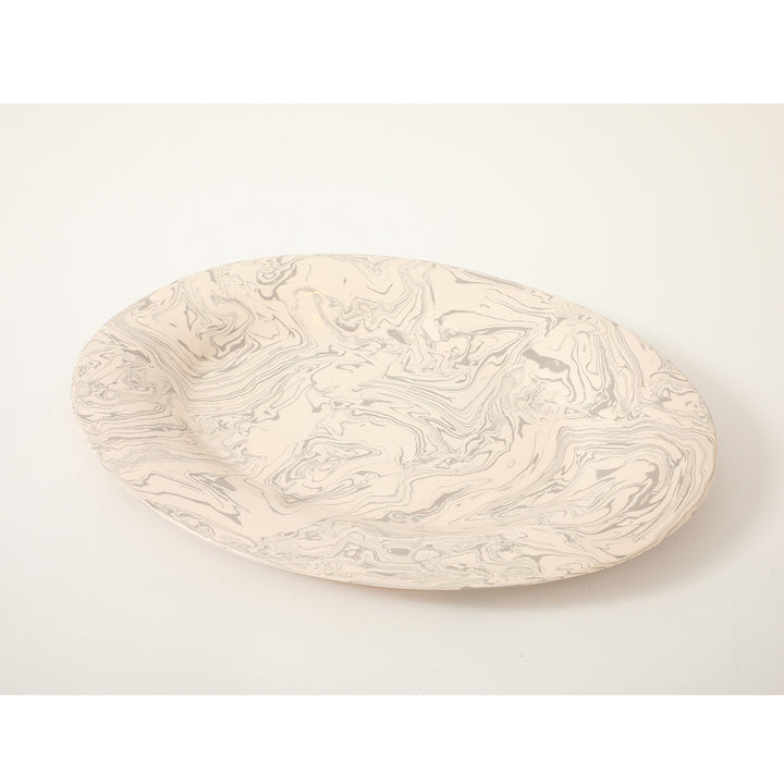 Vintage Marbleized Platter II