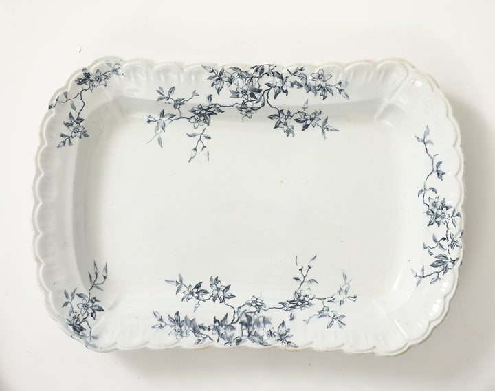 Set of Antique Ironstone China, Albany Pattern