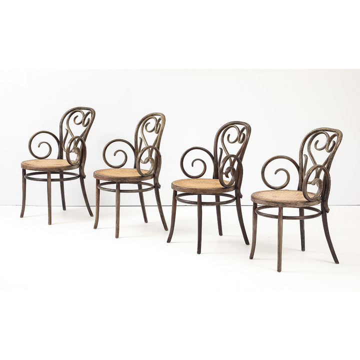 Set of 4 Vintage Bentwood Chairs