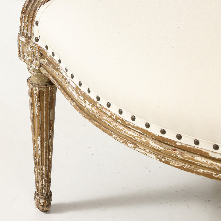 Pair of Louis XVI Style Armchairs, Late 19th Century