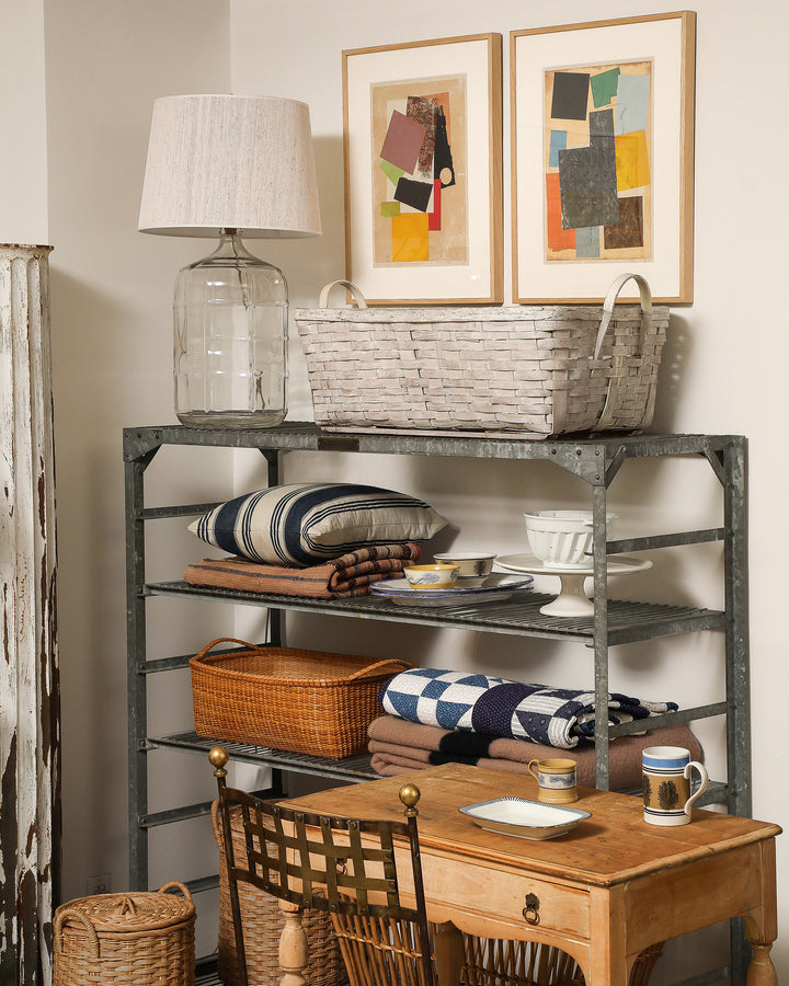 Antique Indigo Duck and Ducklings Quilt, c. 1910