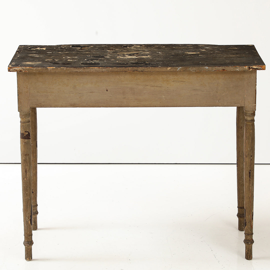 Antique Decoupage Table, Late 19th Century