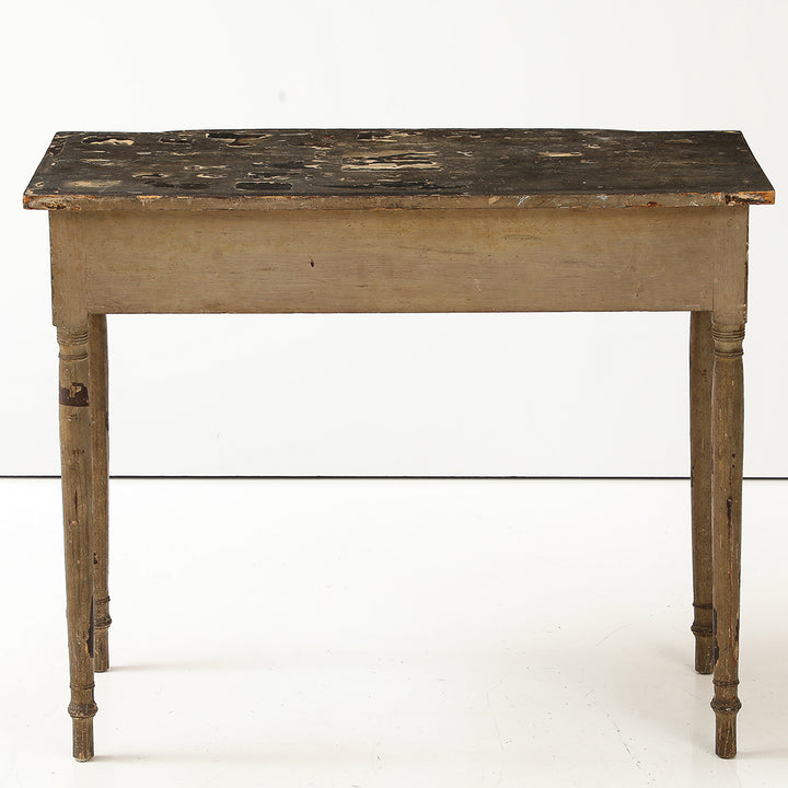 Antique Decoupage Table, Late 19th Century