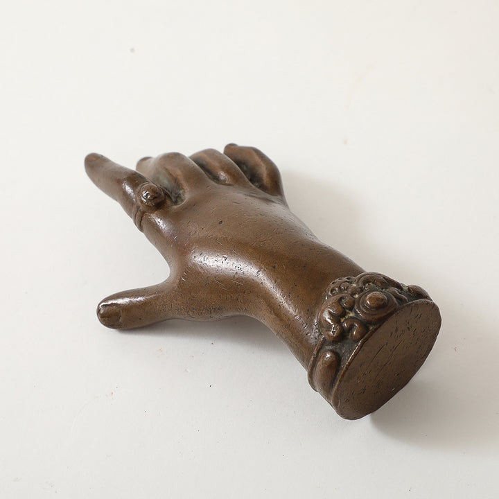 Bronze Hand Sculpture, Early 20th Century