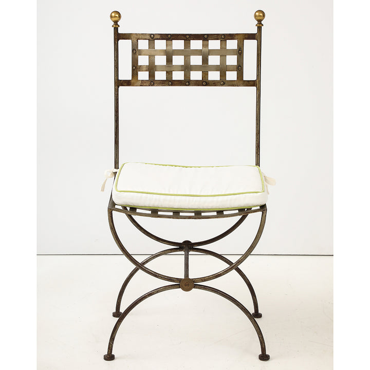 Set of French Salterini-Style Garden Chairs