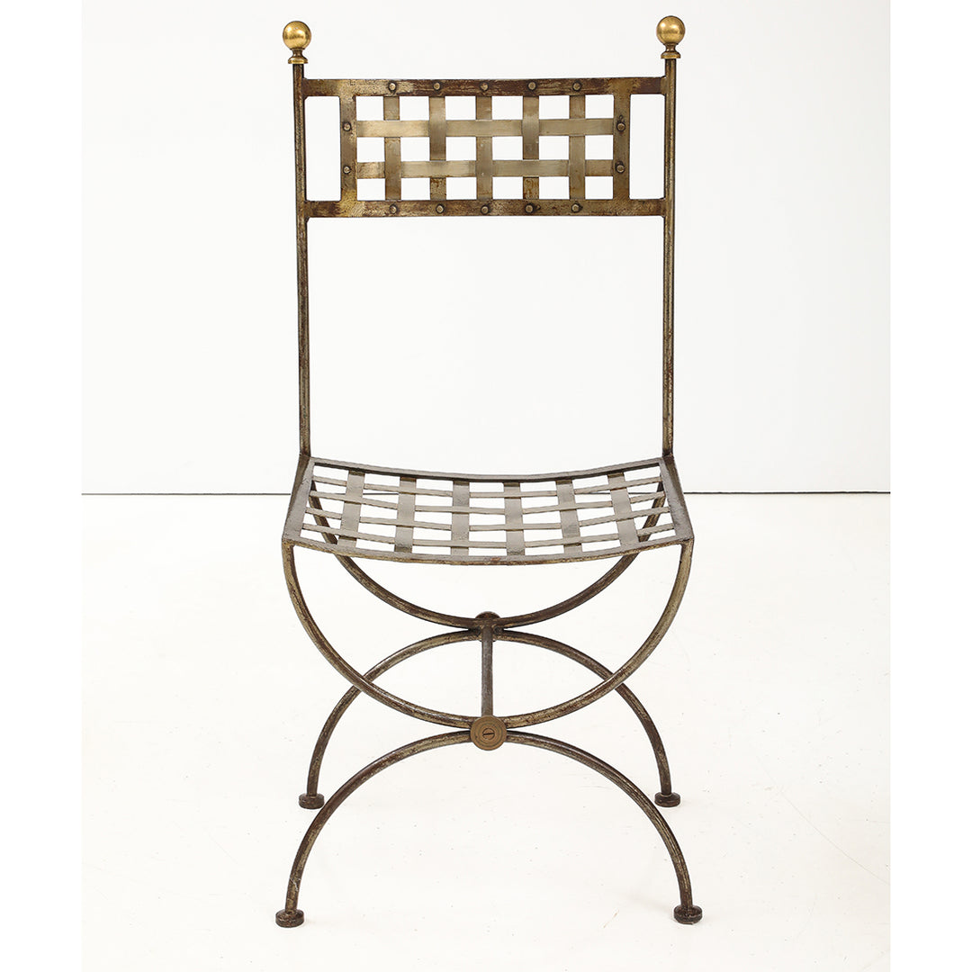 Set of French Salterini-Style Garden Chairs