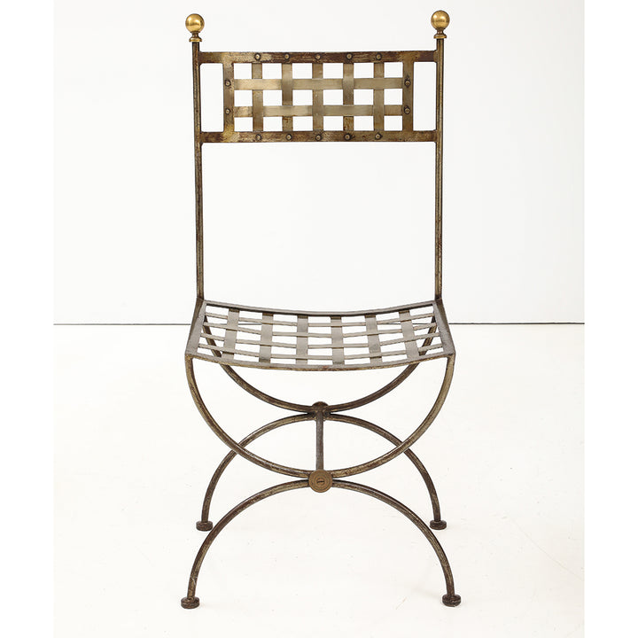 Set of French Salterini-Style Garden Chairs