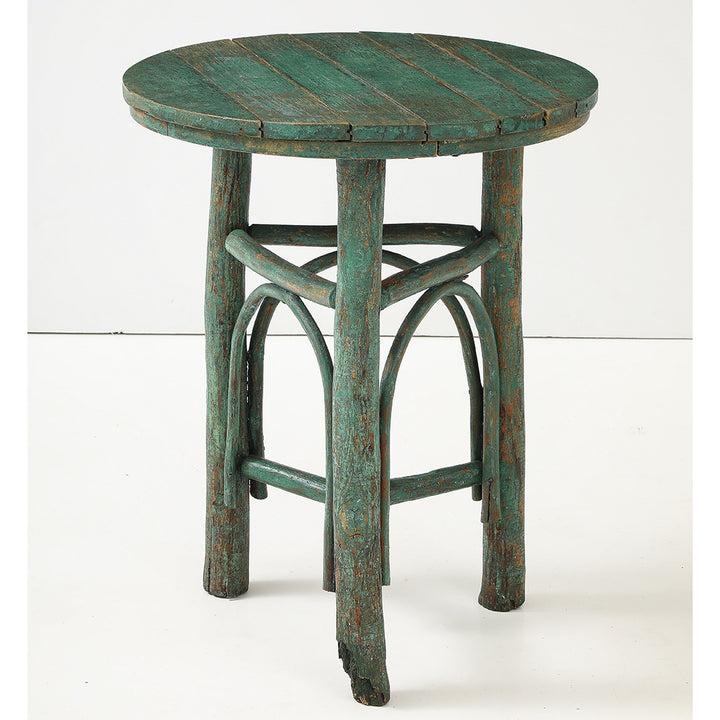Vintage Painted Adirondack Table