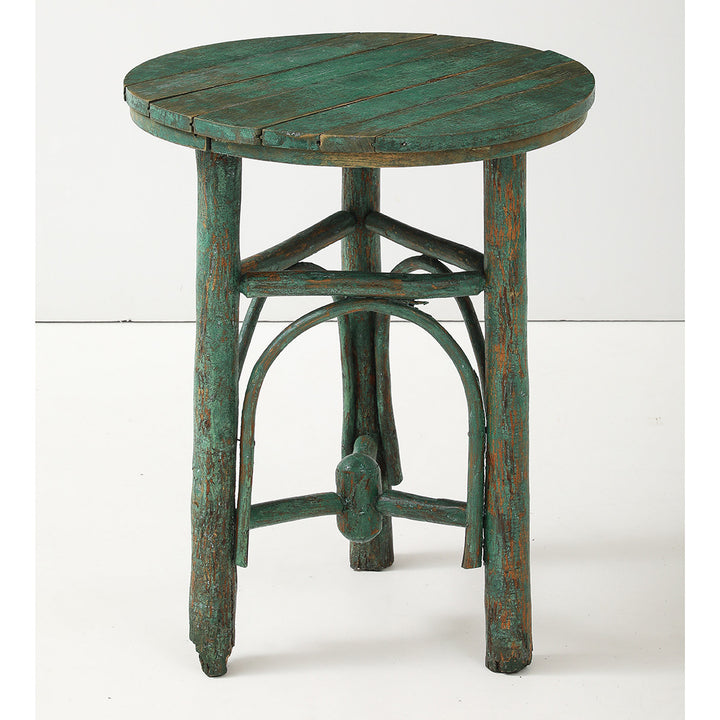 Vintage Painted Adirondack Table