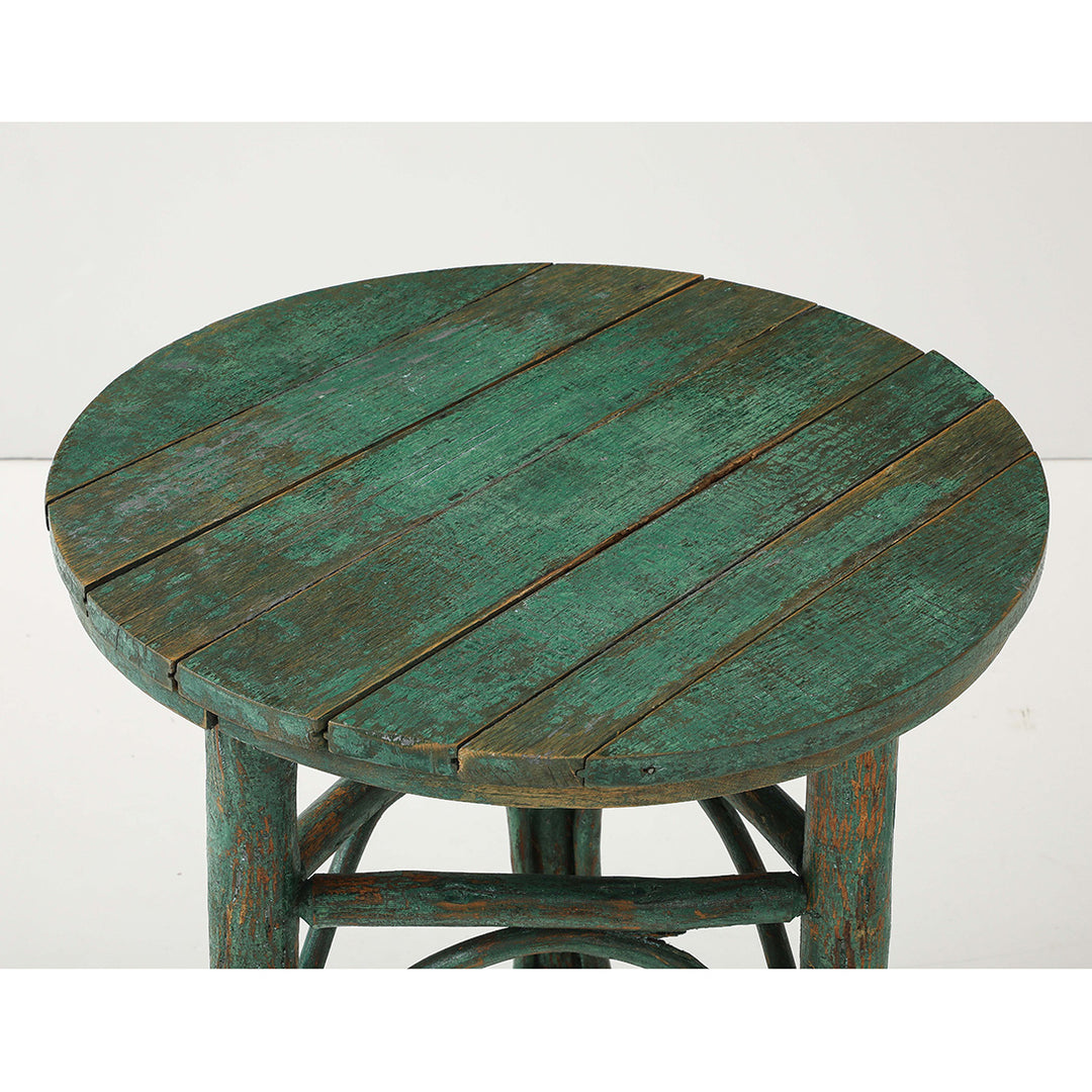 Vintage Painted Adirondack Table